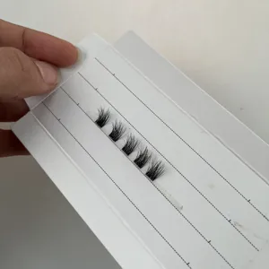 Kendi kendine uygulama Diy kirpik kiti özel marka kirpik küme 3D etkisi bölümlenmiş Diy Lashes uzatma tedarikçisi