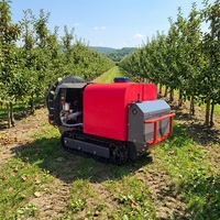 Pulvérisateur agricole RC sur chenilles UCARRY URS200 200L avec réservoir sous pression 280kg, haute sécurité, pour utilisation en verger