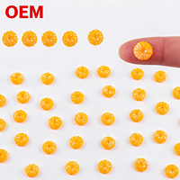 OEM Mini Resin PVC Plastik Irisan Buah Jeruk Miniatur Rumah Boneka Dekorasi Makanan DIY Aksesoris Kerajinan Kartun Mainan Furnitur
