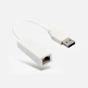 USB 3.0 to RJ45 Gigabit Ethernet Adapter Supporting 10/100/1000 bit Ethernet