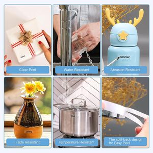 Cinta Adhesiva Laminada Estándar Negra Transparente de 6 mm Orison TZo-111 Compatible con Impresora <span class=keywords><strong>P</strong></span>-<span class=keywords><strong>Touch</strong></span> Brother - Product Image 6