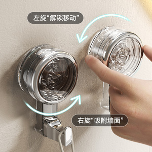 Suction Cup Hooks 3 Pack Removable Strong Adhesive Wall Mount For Bathroom Kitchen Bedroom Door Back Clothes Hat Storage - Product Image 2