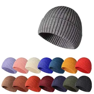 Di alta qualità invernale caldo berretto a maglia cappello uomo donna snowboarder spesso caldo casual sci alla rinfusa con logo personalizzato cappelli invernali