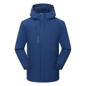 Sports <b>Windbreaker</b> New Men's, Jacket Canvas Fleece Wind Breaker Waterproof Hiking Plus Size Men's Jacket For Winter/ - Product Image 1