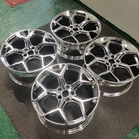 Jantes forgées concaves chromées de luxe 18 19 20 21 22 pouces compatibles avec BMW Audi SQ8 RS5 RS3 A8 RS6 Tesla Benz Cla Cls Amg