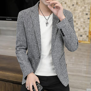 Chaqueta informal <span class=keywords><strong>de</strong></span> talla grande 4XL para Hombre, moda coreana, chaquetas con estampado <span class=keywords><strong>de</strong></span> pata <span class=keywords><strong>de</strong></span> gallo, traje <span class=keywords><strong>de</strong></span> un solo botón, Tops, prendas <span class=keywords><strong>de</strong></span> vestir exteriores - Product Image 5