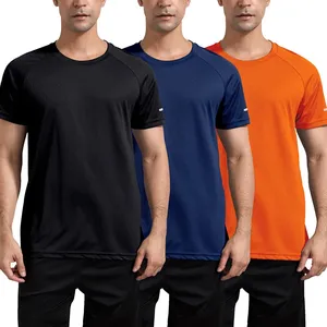 Тренировочные 2024 товары для бега быстросохнущие влагоотводящие футболки спортивные мужские футболки с коротким рукавом