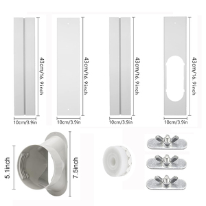 <span class=keywords><strong>Kit</strong></span> de fenêtre AC manuel portable 5.1 pouces tuyau d'échappement réglable <span class=keywords><strong>climatiseur</strong></span> PP <span class=keywords><strong>Kit</strong></span> de ventilation de fenêtre <span class=keywords><strong>pour</strong></span> fenêtres coulissantes à usage domestique - Product Image 6