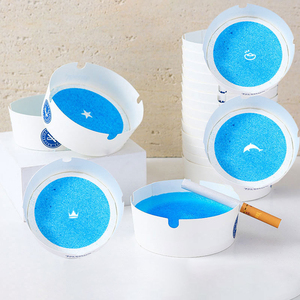 Cendrier jetable en papier enduit <span class=keywords><strong>de</strong></span> gel, design moderne, portable, sans <span class=keywords><strong>fumée</strong></span>, recyclable, pour cigares et cigarettes - Product Image 2