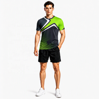 T-shirt à manches courtes pour homme, personnalisé OEM ODM, avec impression par sublimation diagonale et impression 3D intégrale, pour vêtements d'entraînement
