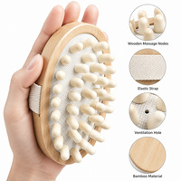 Paleta de Masaje de Bambú de Marca Privada con Agarre Cómodo para Tiendas de Bienestar, Minoristas de Productos de Belleza y Regalos Promocionales