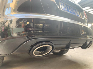 Mới <span class=keywords><strong>A6</strong></span> C6 C7 nâng cấp s6 <span class=keywords><strong>RS6</strong></span> khuếch tán phía sau ABS khuếch tán môi cản sau với ống xả cho <span class=keywords><strong>A6</strong></span> C6 C7 C75 S6 2008-2018 - Product Image 6