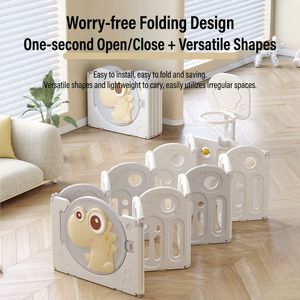 Ensemble de mobilier de parc pour enfants pliable, clôture de jeu, <span class=keywords><strong>maison</strong></span> de poupée pour chambre de bébé, maternelle, garderie - Product Image 4