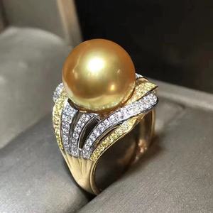 Base para Anillo de Plata S925, Hermosos Accesorios para DIY con Cuentas Redondas de 12-13 mm, 10065 - Joyería de Plata Independiente - Product Image 1