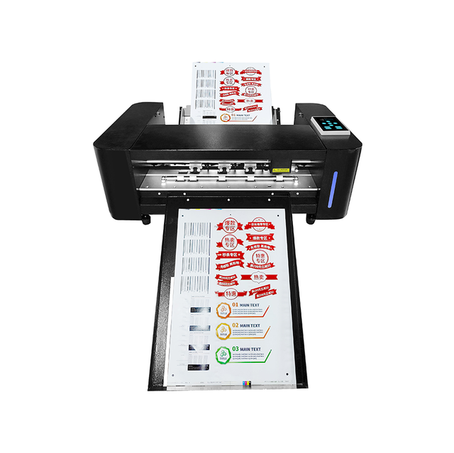 Dual Head Digital Die Cutting Machine with CCD Camera Scan Servo Motor Label Cutter for Vinyl Sticker and Self Adhesive Label