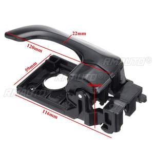 Poignée de porte intérieure avant gauche/droite côté conducteur argent/noir pour KIA Optima 2006 2007 2008 2009 2010 # 826102G000K2 - Product Image 5