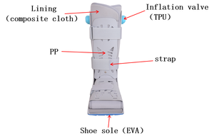 Diz desteği cihazı ortopedik Post Op kırılma kam ayak bileği Walker <span class=keywords><strong>Brace</strong></span> hava yürüyüş Boot - Product Image 4