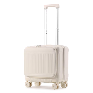 Maleta <span class=keywords><strong>de</strong></span> <span class=keywords><strong>viaje</strong></span> pequeña <span class=keywords><strong>de</strong></span> 14 pulgadas y 18 pulgadas con ruedas desmontables con diseño <span class=keywords><strong>de</strong></span> Apertura frontal, bloqueo <span class=keywords><strong>de</strong></span> contraseña antirrobo - Product Image 6