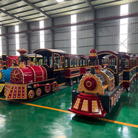 Train sans rails Deejoy pour enfants, manège de parc d'attractions, capacité de 26/42/62 personnes, certifié CE pour les centres commerciaux et l'extérieur