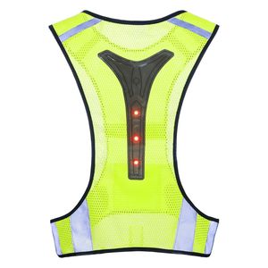 Evidenziare le cinghie riflettenti <span class=keywords><strong>notte</strong></span> corsa abbigliamento gilet <span class=keywords><strong>di</strong></span> sicurezza regolabile fascia elastica per adulti e bambini - Product Image 6