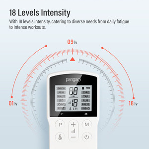 Appareil de physiothérapie médicale, stimulateur musculaire, appareil de soulagement de la douleur, <span class=keywords><strong>unit</strong></span>é EMS <span class=keywords><strong>TENS</strong></span> avec électrodes chauffantes - Product Image 4