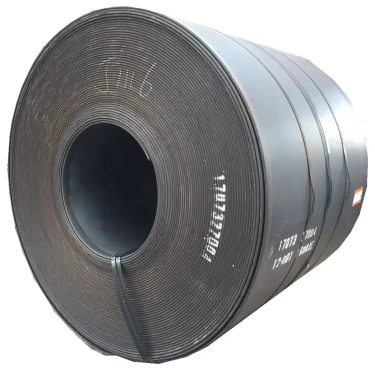Black Coated Carbon Steel Coil 16 gauge Hot Rolled/cold Rolled Ms Carbon Steel Steel Price ASTM 1 Ton