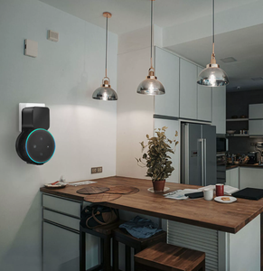 Soporte de pared para altavoz inteligente <span class=keywords><strong>Echo</strong></span> <span class=keywords><strong>Dot</strong></span> de <span class=keywords><strong>3</strong></span>.ª <span class=keywords><strong>generación</strong></span> con almacenamiento de cables, ideal para colocar en la cocina, el dormitorio y el baño - Product Image 4