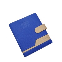 Carpeta de cuero PU A5 para documentos de negocios, carpeta A5 para oficina, presentación, documentos de negocios