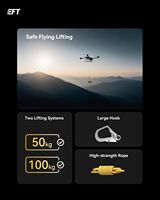 Accessoires de drone EFT ELM100, drone de transport longue distance à charge utile lourde de 100 kg, équipement de levage pour une livraison de drone sécurisée