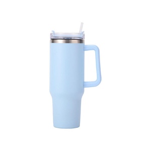 Wholesale Bulk 40oz Stainless Steel Tumbler <b>Bottle</b> American Style Adventure Travel Camping Cup 40oz Tumbler Handle With <b>Straw</b> - Product Image 6