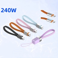 240W Magnetisches Kabel Handy-Lanyard Flaches Datenkabel für iPhone 17 Huawei Xiaomi TYPE C Schnelles Laden Großhandel auf Lager