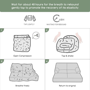 Nouveau Canapé-Lit Convertible Portable en Tissu Compressé 2026 - Conception Modulaire, Volume d'Expédition Réduit, Sans MOQ - Product Image 6