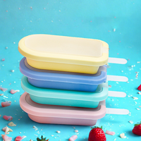 Moule à glace en silicone réutilisable de qualité alimentaire Eversoul pour la fabrication de glaces maison avec couvercle