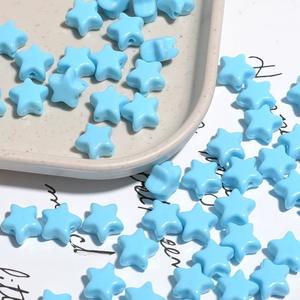 Cuentas sueltas de estrella de cinco puntas de Color macarrón acrílico de 11mm para pulseras de materiales hechos a mano Diy accesorios de cadena de teléfono móvil - Product Image 4