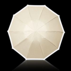 Parasol portable d'extérieur imperméable avec logo personnalisé, compact, imprimé, pliable pour adulte - Product Image 3