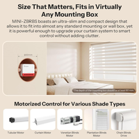 AIsmartlink SONOFF Zigbee Smart Roller Shutter Switch MINI-ZBRBS, Ukuran Mini, Kontrol Persentase, Zigbee Repeater