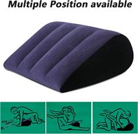 Sexe Bondage Contraintes En Cuir Poignet Cuisse BDSM Ensemble avec Sexe Oreiller Position Coussin Triangle Gonflable Rampe pour Couples