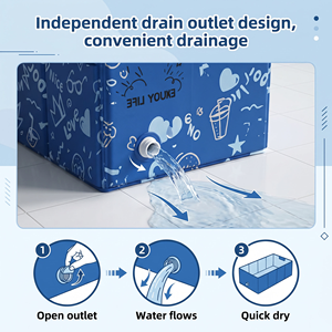 <span class=keywords><strong>Bañera</strong></span> Plegable Ecológica Personalizada para Bebés, OEM/ODM, Recipiente para Baño Infantil - Product Image 6