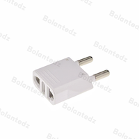 Adaptateur de voyage Euro en cuivre pur 4,0 mm, convertisseur de puissance, adaptateur de voyage US vers EU