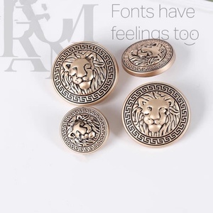 กระดุมเย็บเสื้อคุณภาพสูง ผลิตจากโลหะผสมสังกะสีอย่างดี พร้อมตัวล็อคโลหะ เทคนิคการชุบแบบเป็นมิตรต่อสิ่งแวดล้อม สำหรับเสื้อแจ็คเก็ตผู้ชาย - Product Image 4