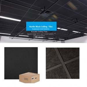 Panneaux muraux acoustiques en tissu d'absorption acoustique pour l'intérieur bien décoratifs pour le cinéma maison Armstrong Ecophon panneaux de plafond à même grille - Product Image 5