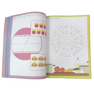 Chất lượng cao Tùy chỉnh màu dịch vụ in ấn cuốn Sách bìa mềm in ấn cuốn sách cho trẻ em