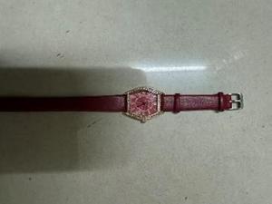 Orologio al Quarzo Hyf A88 da Donna, Elegante Quadrante Poligonale, Cinturino in Pelle, Orologio Analogico alla Moda con Strass 30mm - Product Image 3