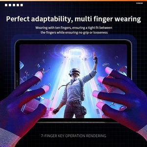 Guantes para juegos, guantes para juegos para free Fire, pantalla táctil, manga para el dedo, juego móvil antisudor, guante para cubrir el dedo para pubg - Product Image 4