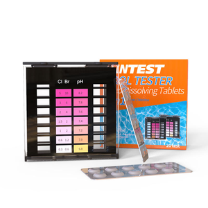 JILINTEST Comprimés de test rapide <span class=keywords><strong>3</strong></span>-<span class=keywords><strong>en</strong></span>-<span class=keywords><strong>1</strong></span> <span class=keywords><strong>pour</strong></span> <span class=keywords><strong>piscine</strong></span>, <span class=keywords><strong>pour</strong></span> tester le chlore libre, le chlore total et le pH des piscines, OEM - Product Image 1
