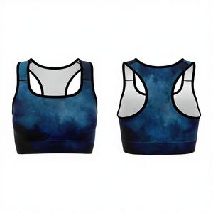 Soutien-gorge de sport respirant sans couture à maintien moyen pour femme, grande taille, imprimé simple, design personnalisé de haute qualité, idéal pour le yoga et l'entraînement - Product Image 4