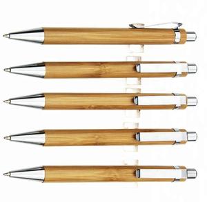 Biểu Tượng Tùy Chỉnh Nhấp Chuột Tre Bút Bi 0.7 Mm Bằng Văn Bản Chiều Rộng Khuyến Mại Bút Khắc/In Logo Màu Đen/Màu Xanh Mực Ce Chứng Nhận - Product Image 6