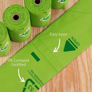 <b>Compostable</b> Eco-Friendly Plastic Scented Leakproof Biodegradable Dog Poop Bags Disposable Dog Waste Bags - Product Image 3