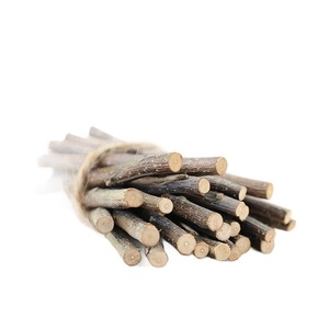 Jouet à mâcher en bois de pomme naturel Crown Asia pour perroquets, perruches, calopsittes, jouets durables pour oiseaux, forme arrondie, toutes saisons - Product Image 1