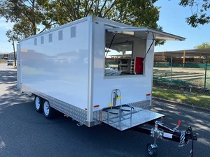 Rimorchio Mobile da Cucina Commerciale Personalizzato in Acciaio Inossidabile Resistente con 4 Ruote, Attrezzatura da Cucina Trainabile per <span class=keywords><strong>Catering</strong></span> - Product Image 2